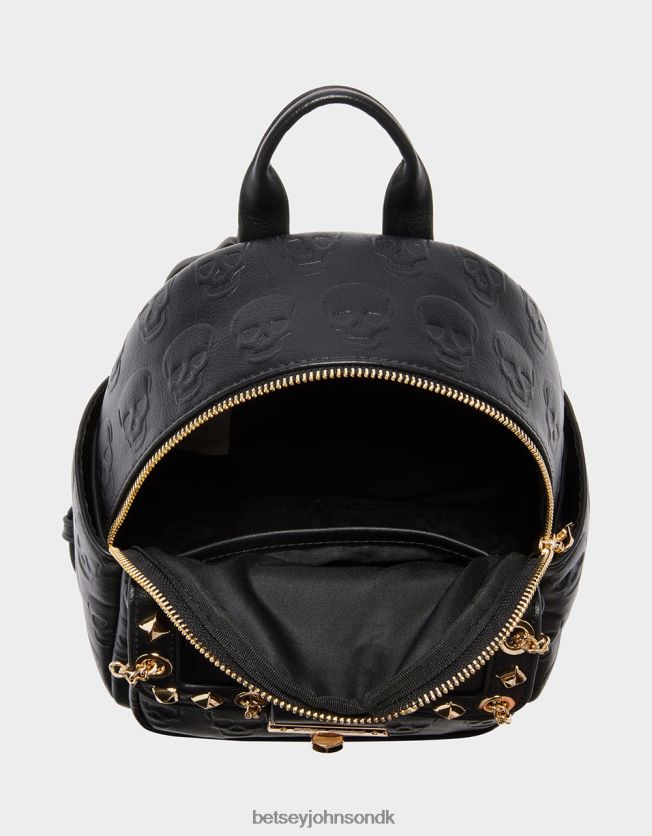 no brainer skull mini rygsæk sort tilbehør FT2T22241 Kvinder Betsey Johnson