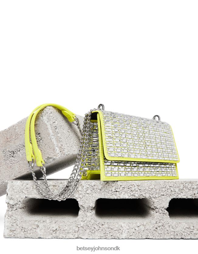 shine på cabriolet klaptaske citron tilbehør FT2T22239 Kvinder Betsey Johnson
