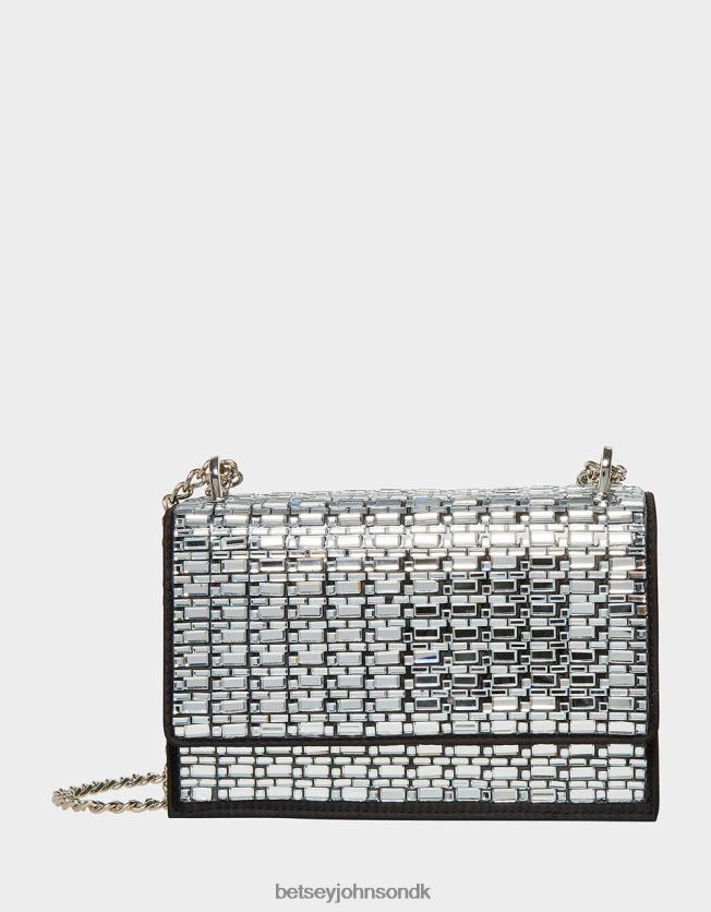 shine på cabriolet klaptaske sort tilbehør FT2T22256 Kvinder Betsey Johnson