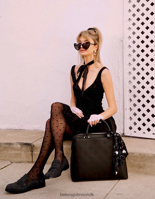 skummel taske sort tilbehør FT2T22205 Kvinder Betsey Johnson