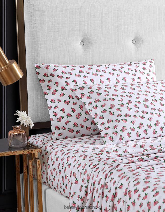 bittesmå lyserøde roser dronning ark sæt multi tilbehør FT2T22401 unisex Betsey Johnson