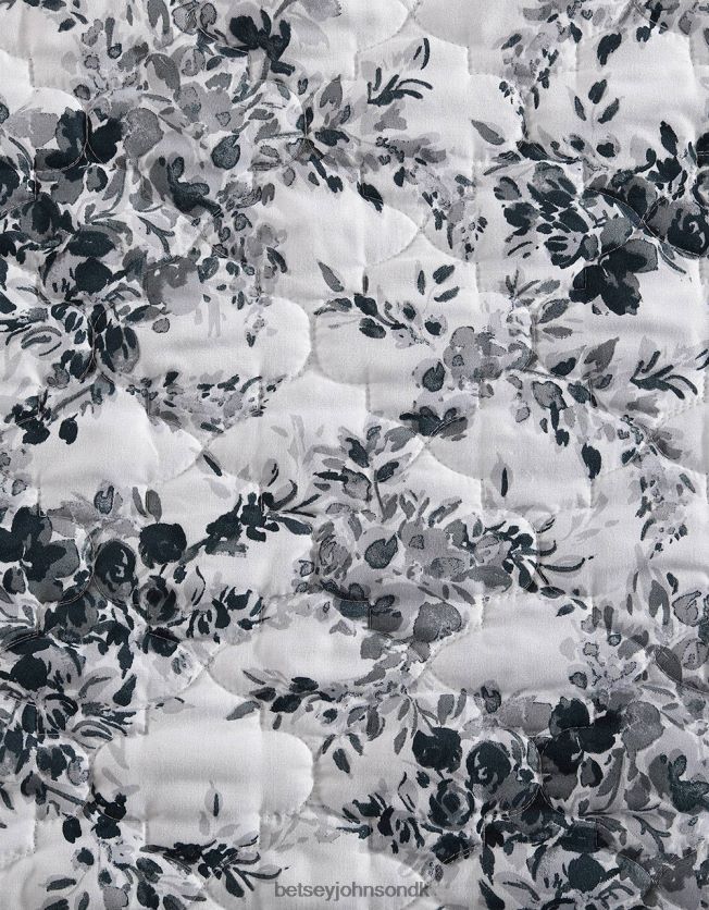 floral vingård fuld dronning quilt sham sæt sort tilbehør FT2T22415 unisex Betsey Johnson