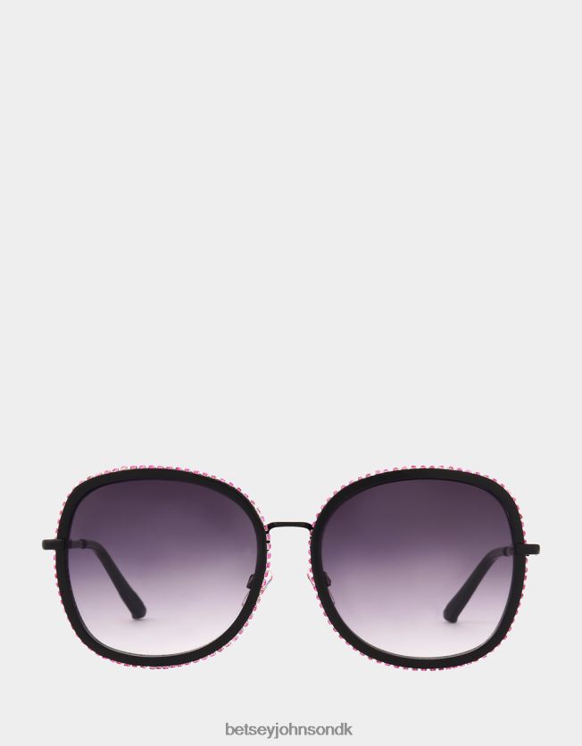 alt det pyntede solbriller sort tilbehør FT2T22383 Kvinder Betsey Johnson