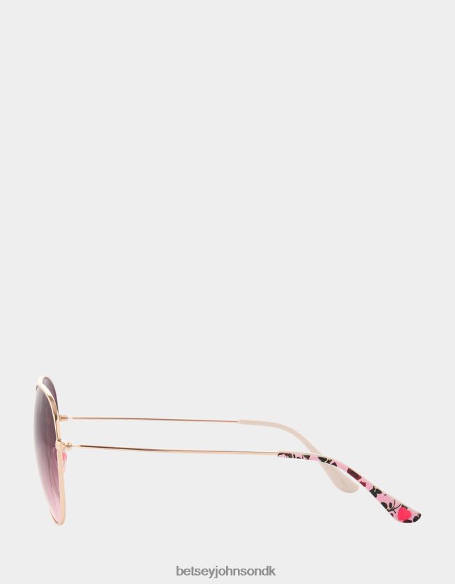 solbriller rundt i byen lyserød tilbehør FT2T22384 Kvinder Betsey Johnson