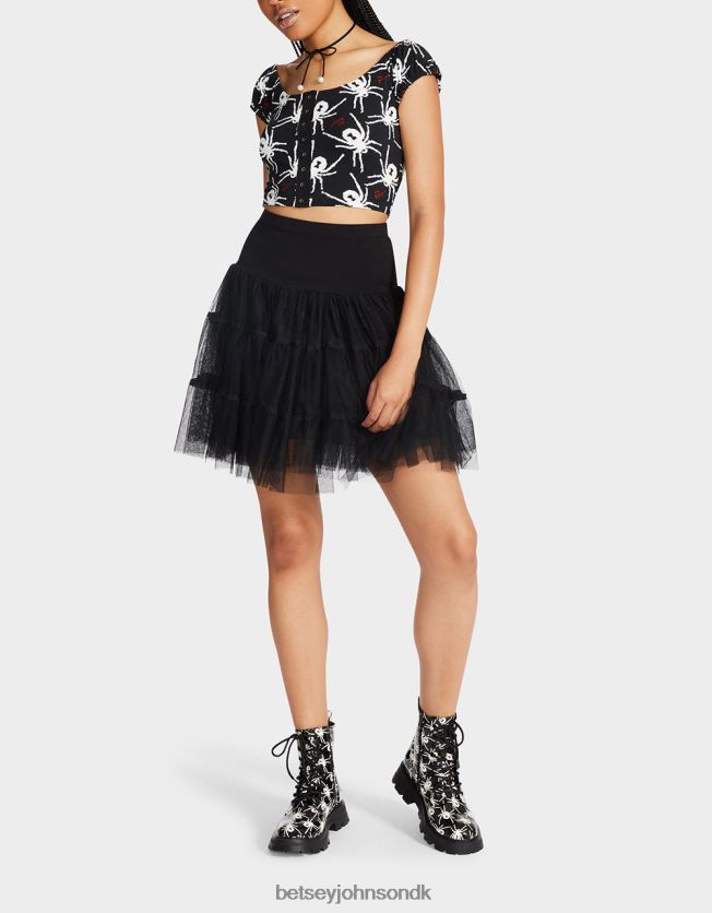 80. bash tyl tutu sort tøj FT2T22272 Kvinder Betsey Johnson