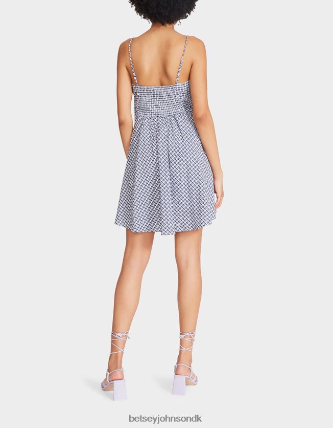 bella frocked dot minikjole multi tøj FT2T22286 Kvinder Betsey Johnson