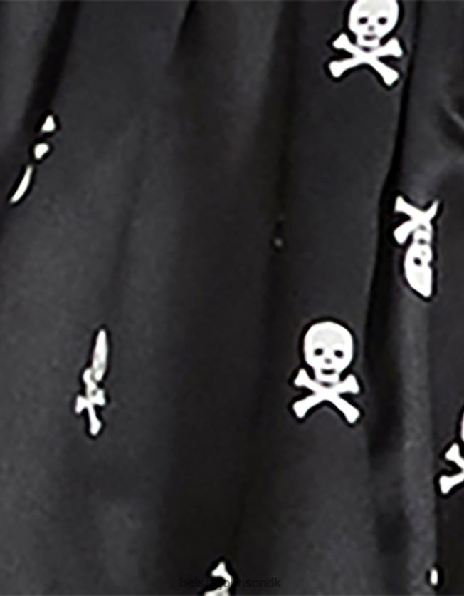 skulltastic romper sort tøj FT2T22277 Kvinder Betsey Johnson