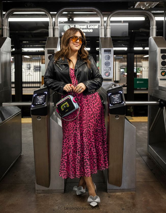 wild n out stretch blonde korset midi hot lyserød tøj FT2T22276 Kvinder Betsey Johnson