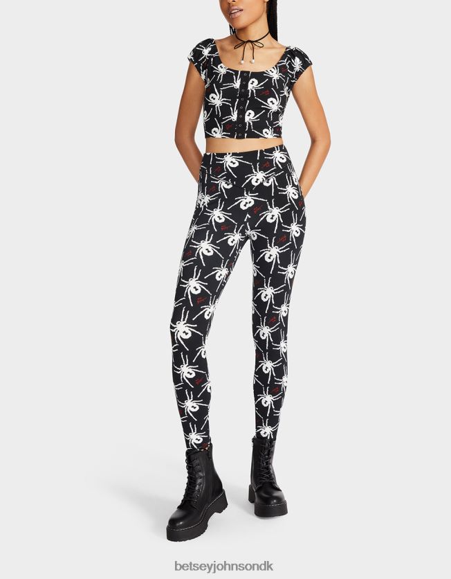 80. bash anden skin legging sort hvid tøj FT2T22304 Kvinder Betsey Johnson