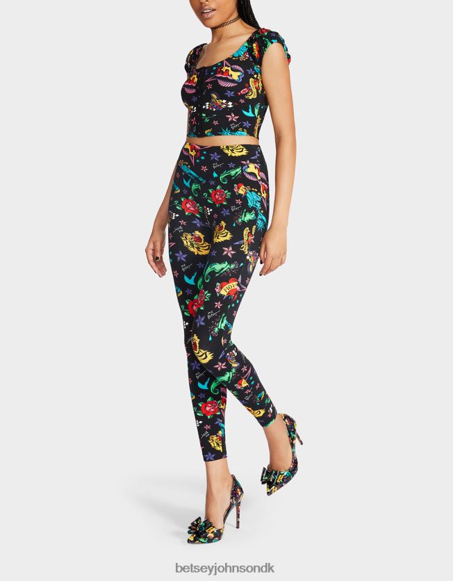 80. bash anden skin legging tatovering tatovering pri tøj FT2T22287 Kvinder Betsey Johnson