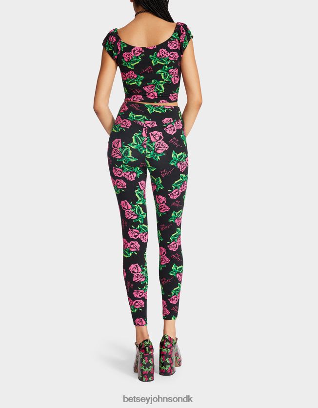 80th bash second skin leggings Rose tøj FT2T22306 Kvinder Betsey Johnson