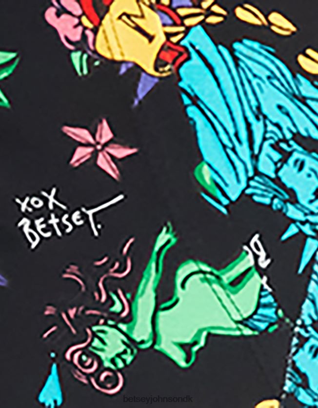 80. bash korset raglan top tatovering tatovering pri tøj FT2T22292 Kvinder Betsey Johnson